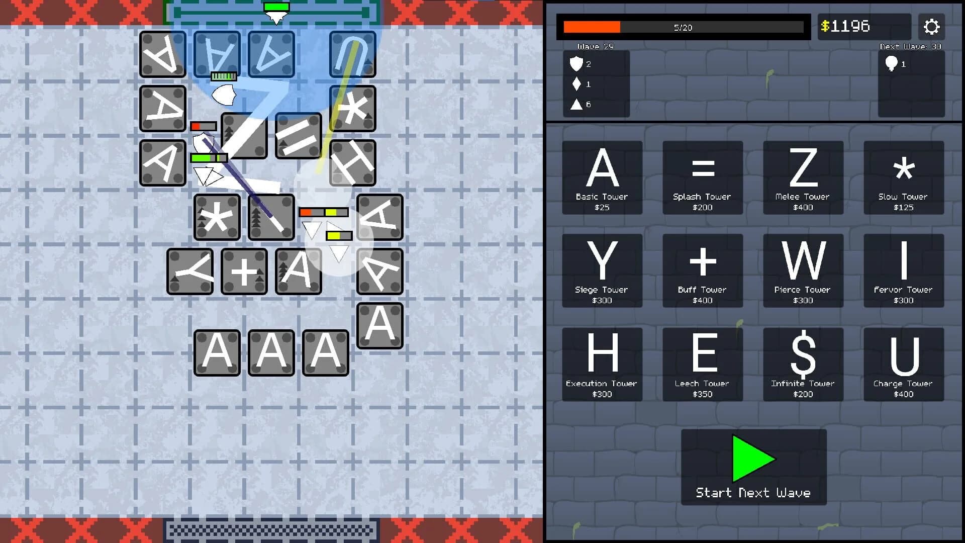 ASCII Tower Defense screenshot 5