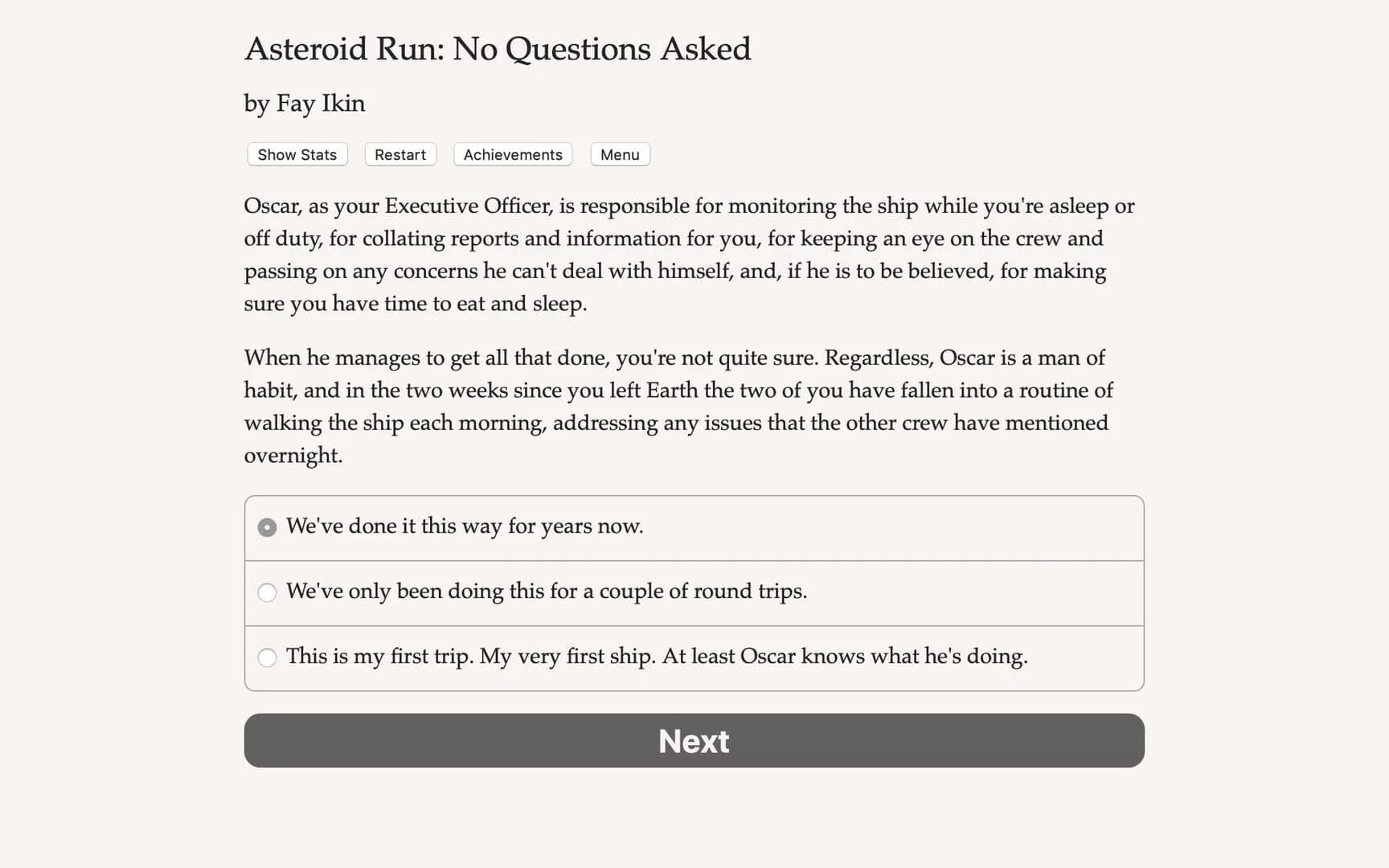 Asteroid Run: No Questions Asked screenshot 1