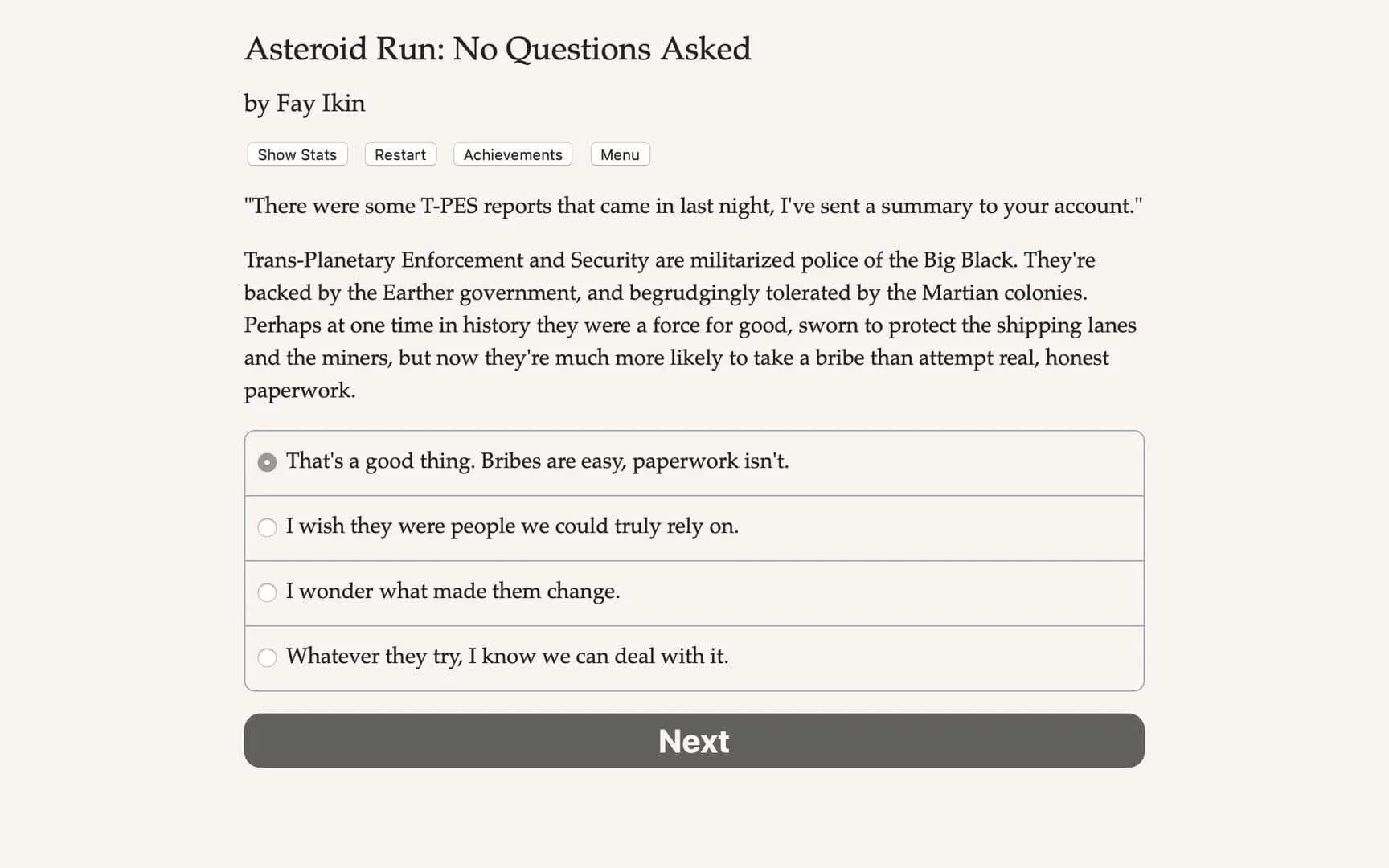 Asteroid Run: No Questions Asked screenshot 2