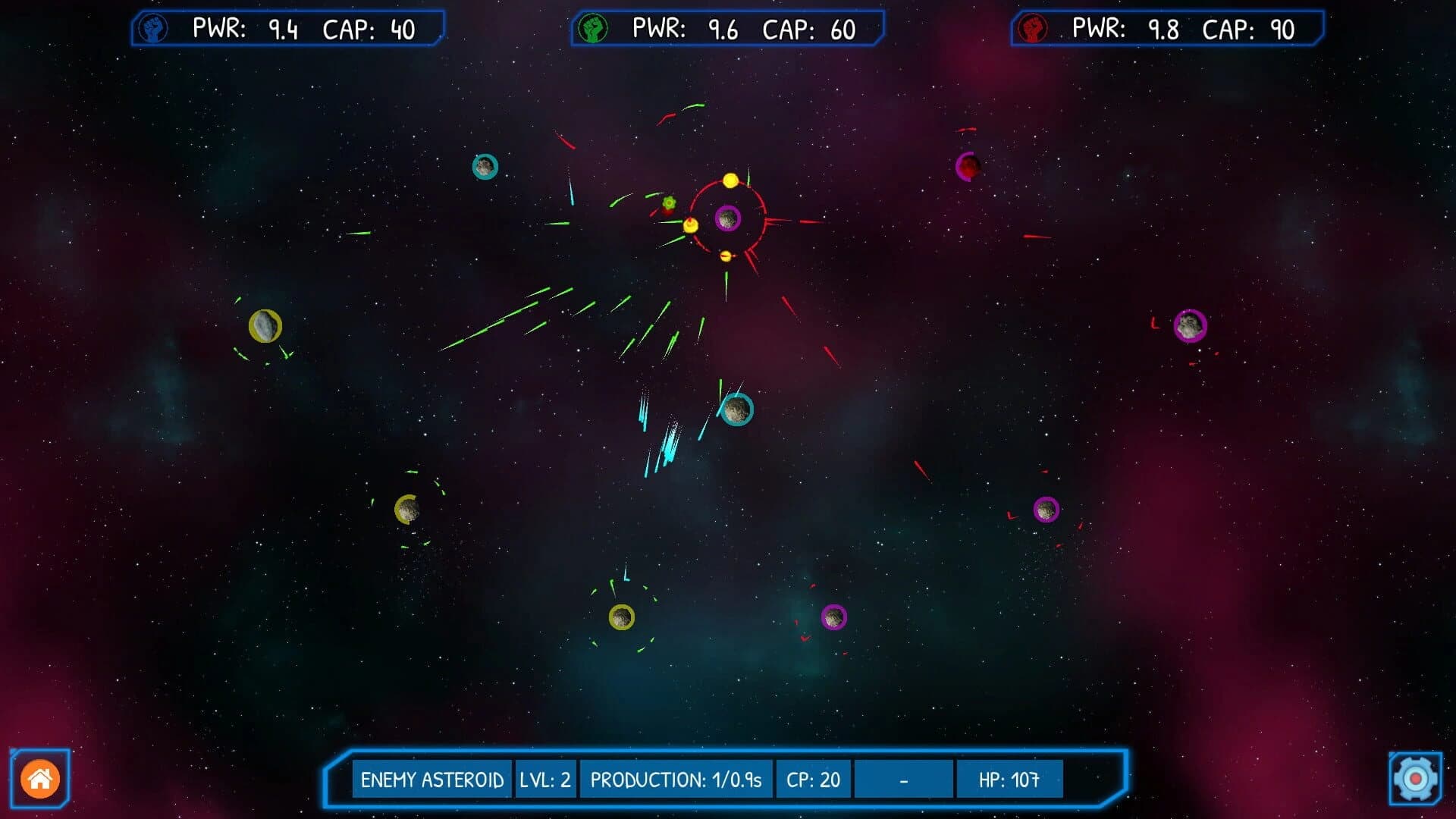 Asteroid Wars screenshot 1