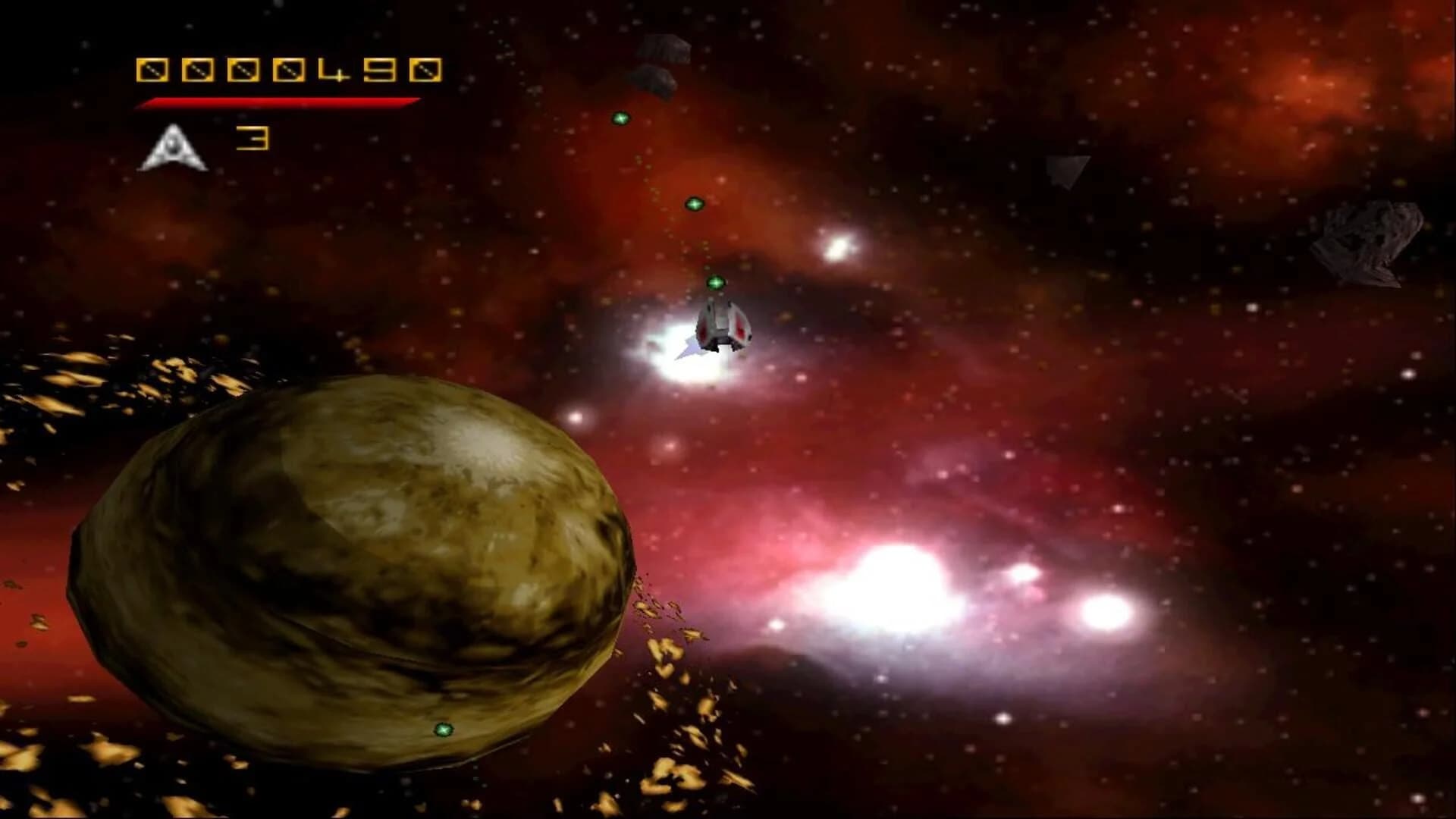 Asteroids Hyper 64 screenshot 1