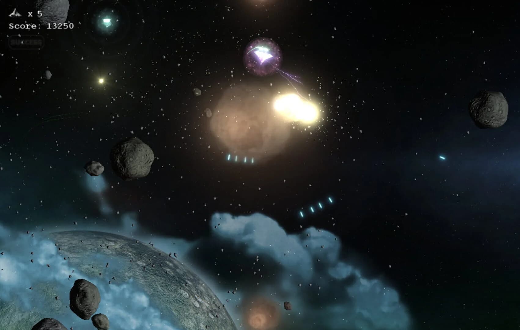 Asteroids Millennium screenshot 2