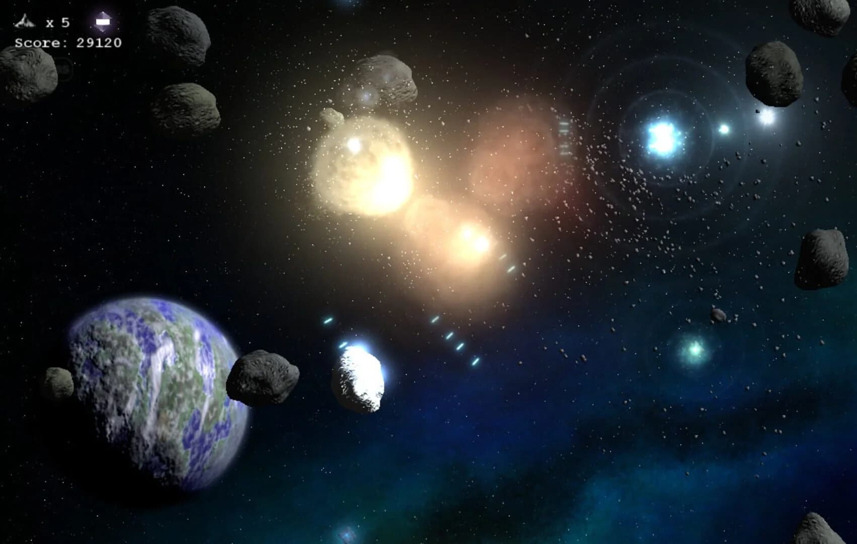 Asteroids Millennium screenshot 1