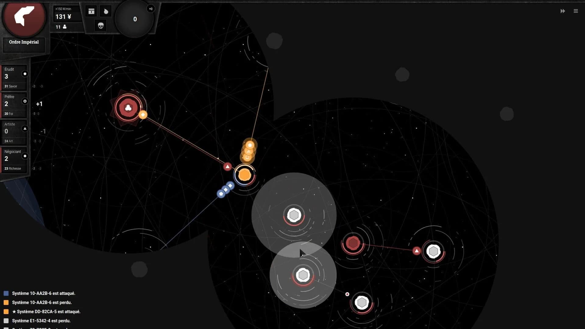 Asylamba : Influence screenshot 3