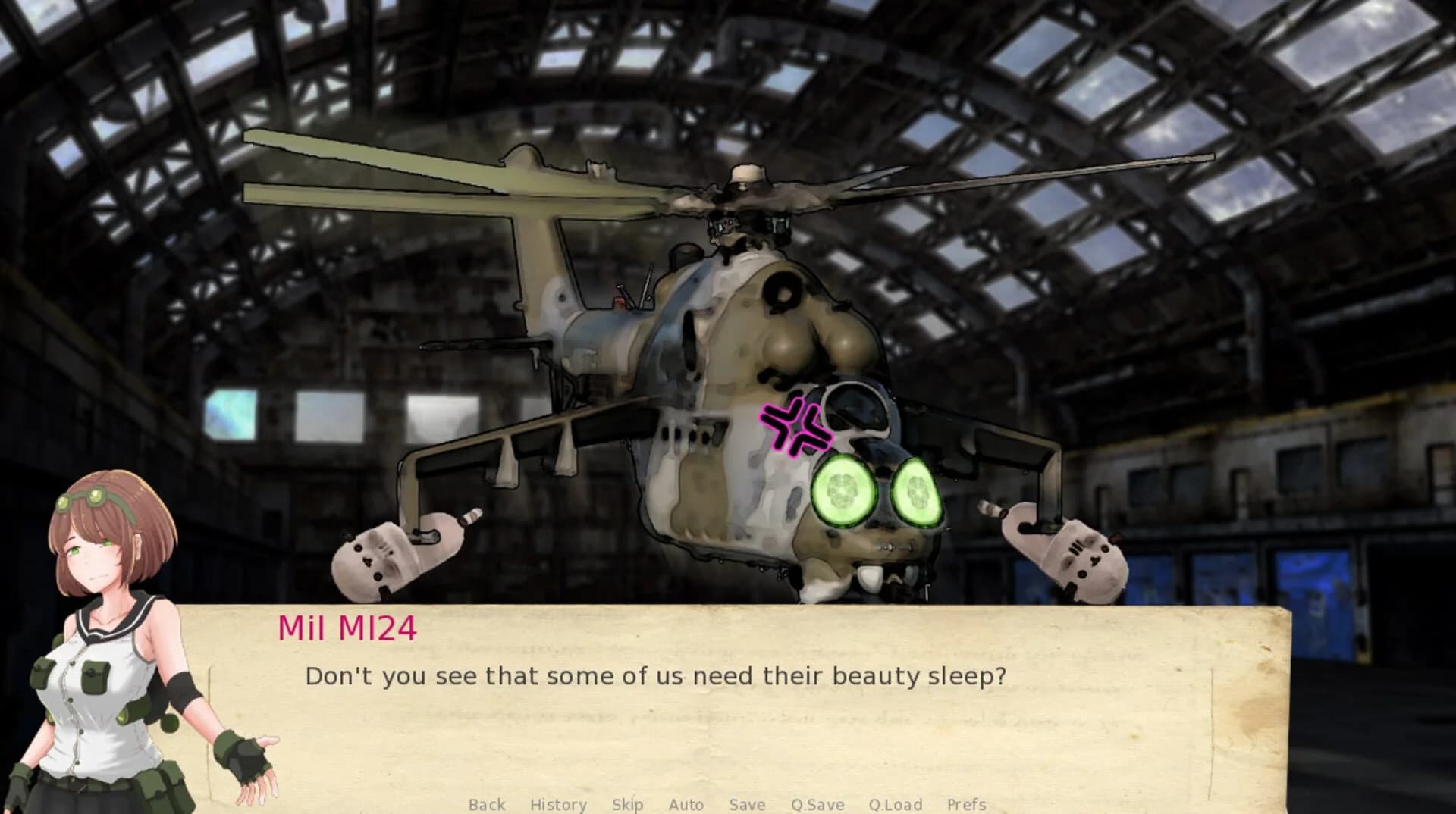 Attack Helicopter Dating Simulator screenshot 2