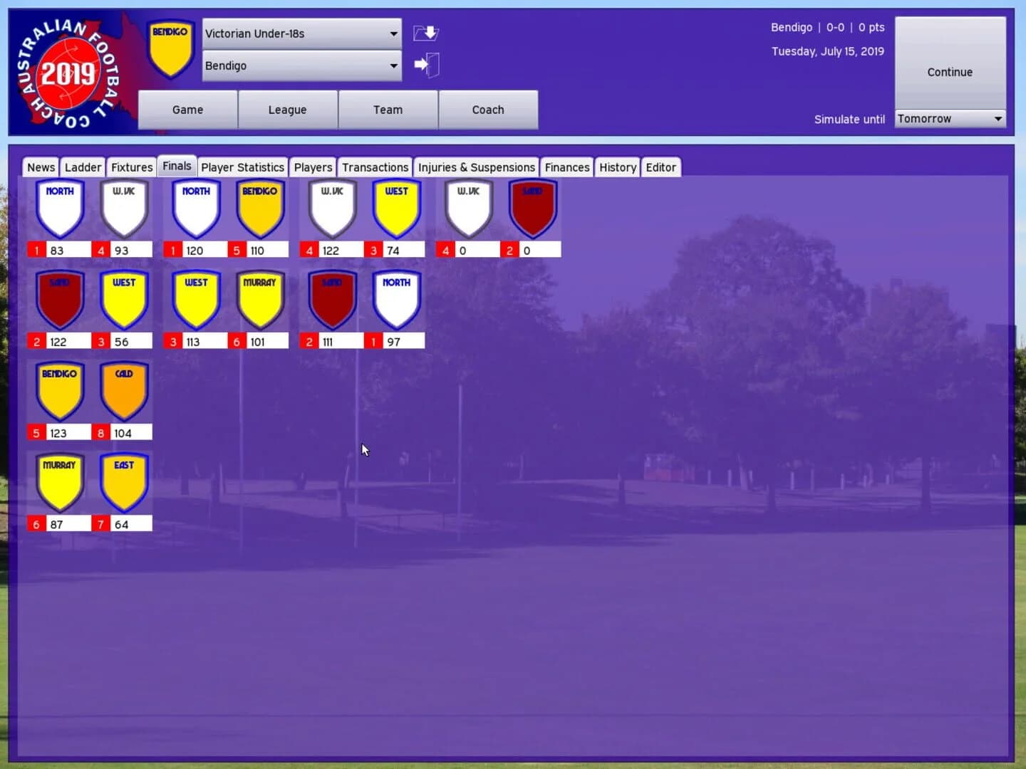 Australian Football Coach 2019 screenshot 5