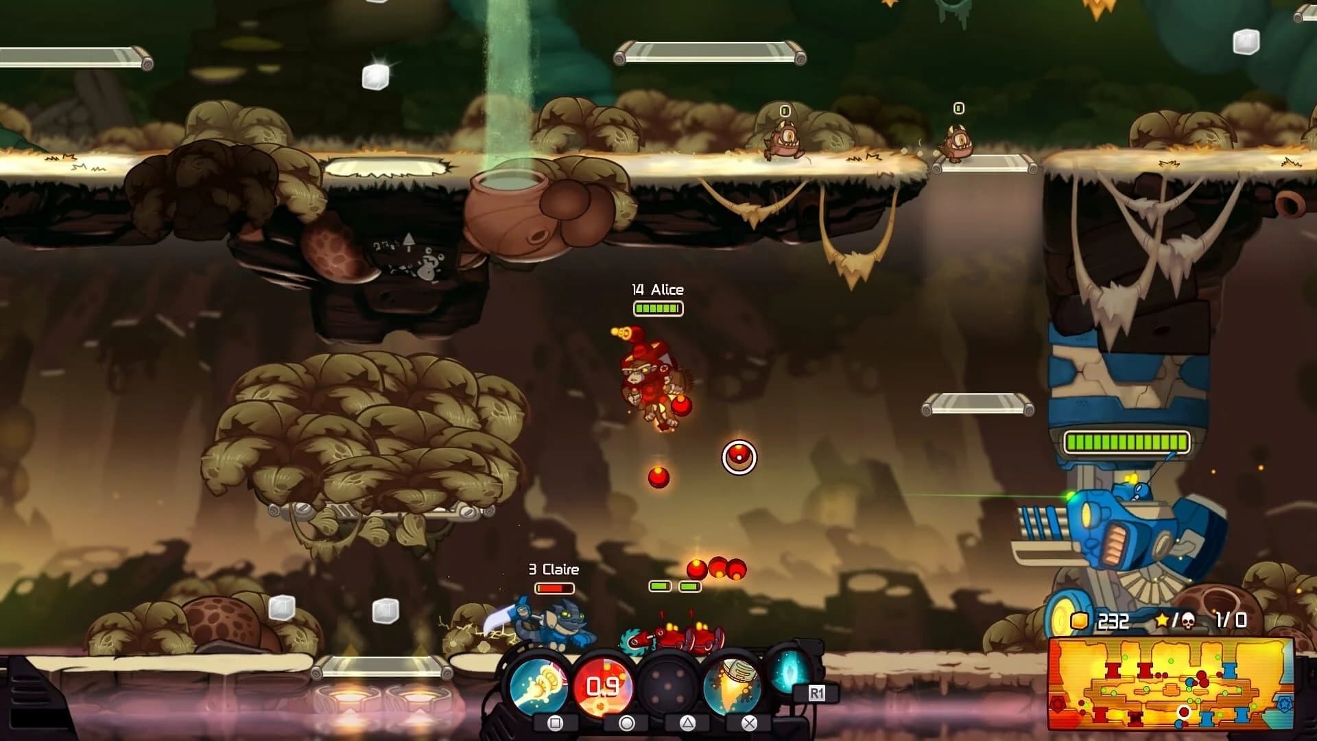 Awesomenauts Assemble! screenshot 1