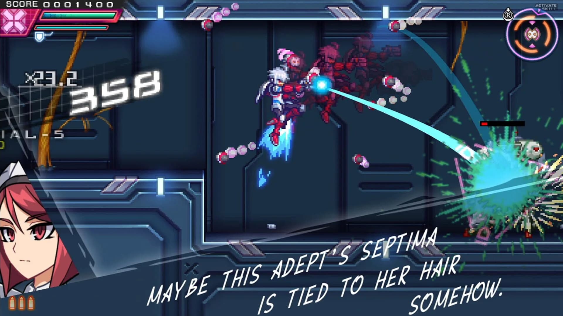 Azure Striker Gunvolt Trilogy Enhanced screenshot 2