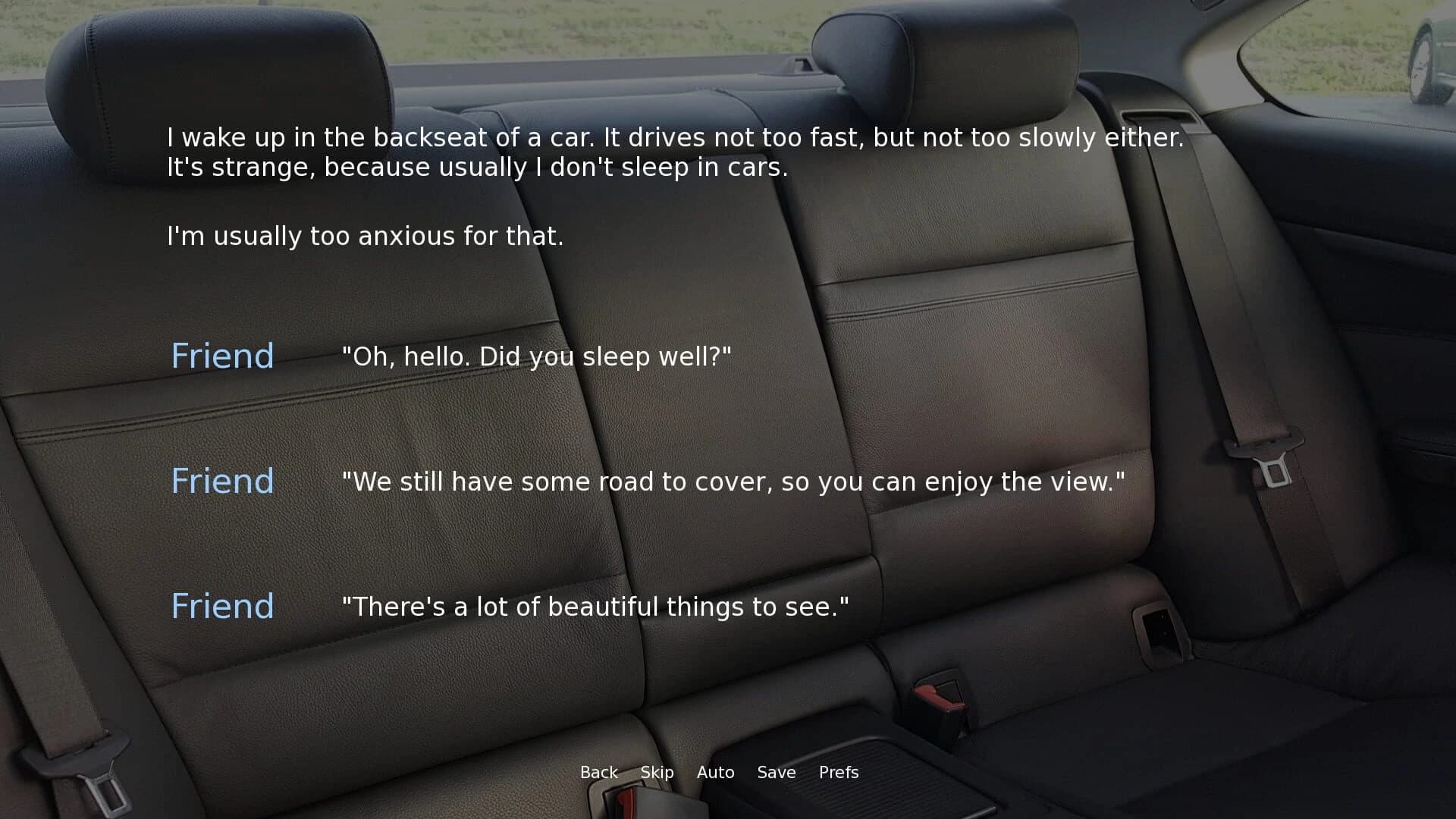Backseat screenshot 1