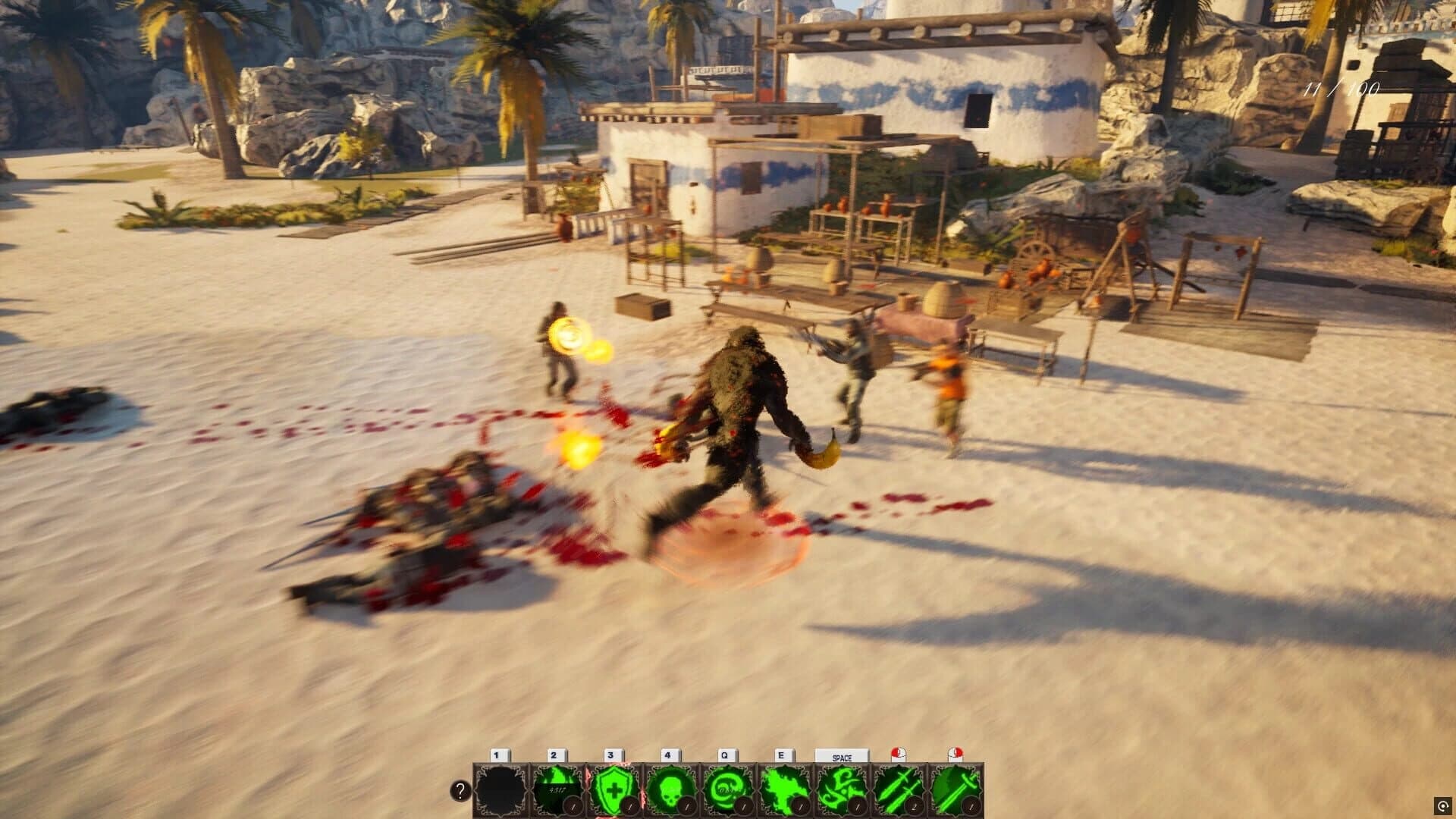 Banana Ninja vs. 100 Mann screenshot 2