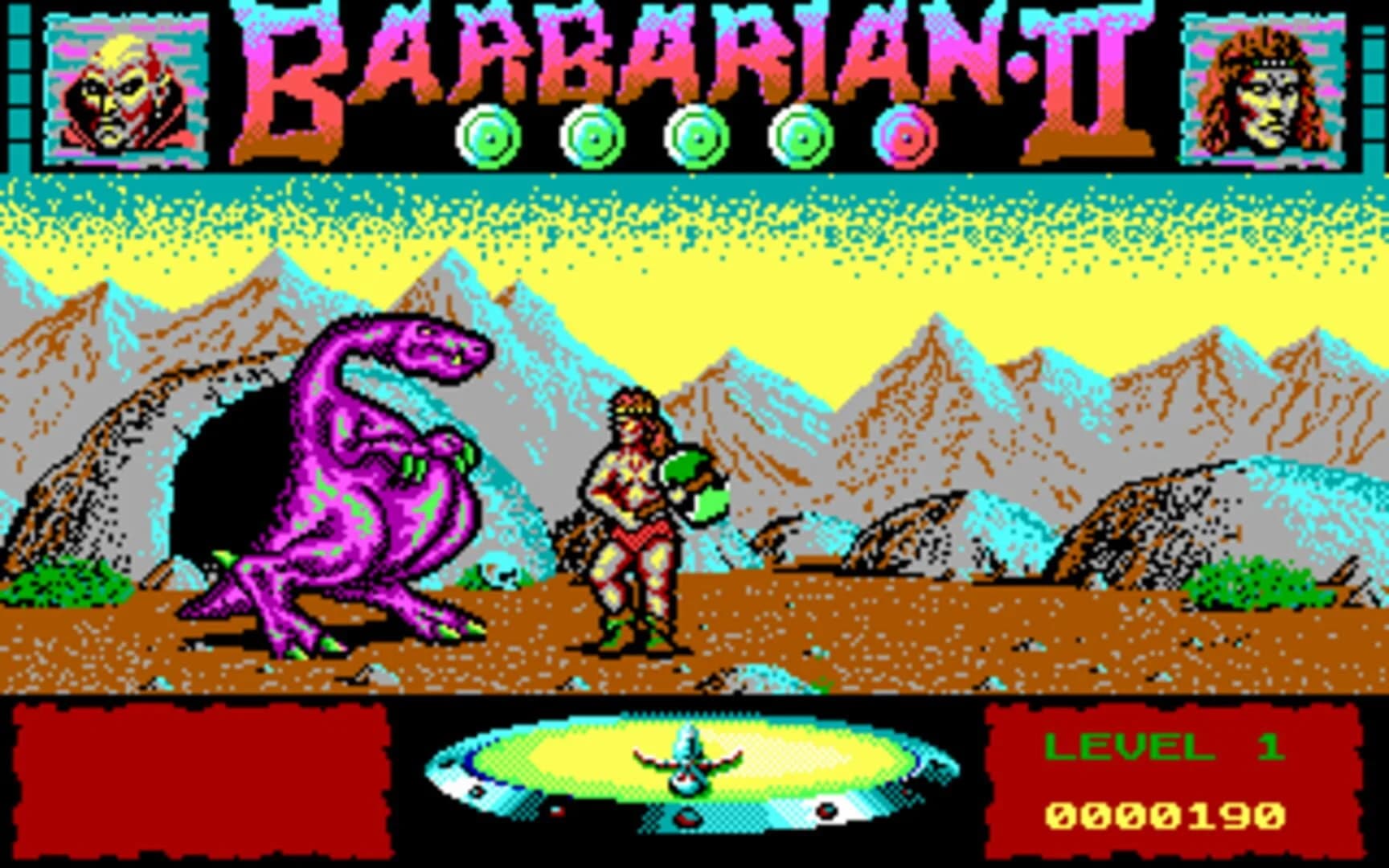 Barbarian II: The Dungeon of Drax screenshot 1