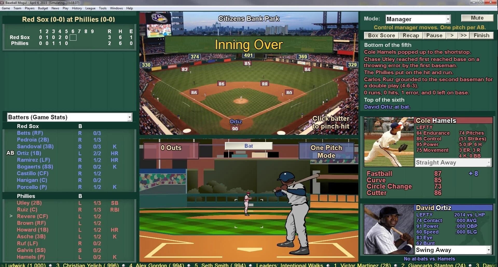 Baseball Mogul Diamond screenshot 1