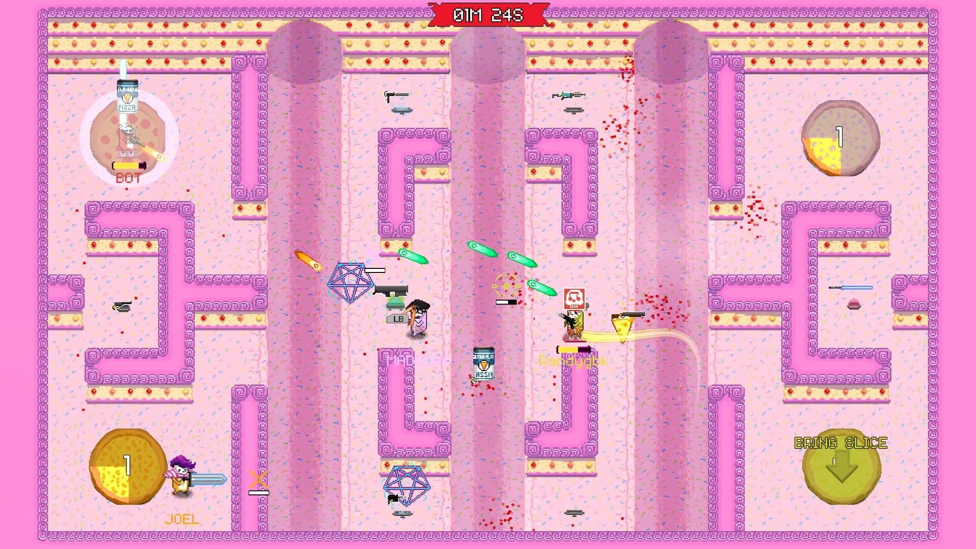 Battlesloths 2025: The Great Pizza Wars screenshot 3