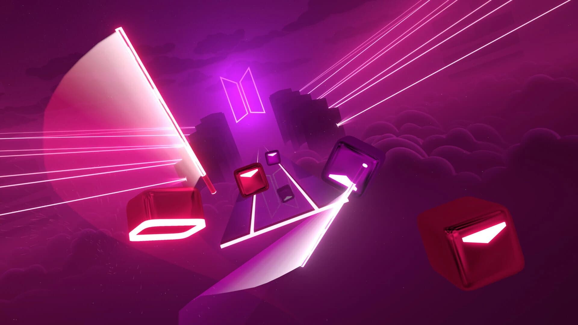 Beat Saber: BTS - "Boy With Luv (feat. Halsey)" screenshot 1