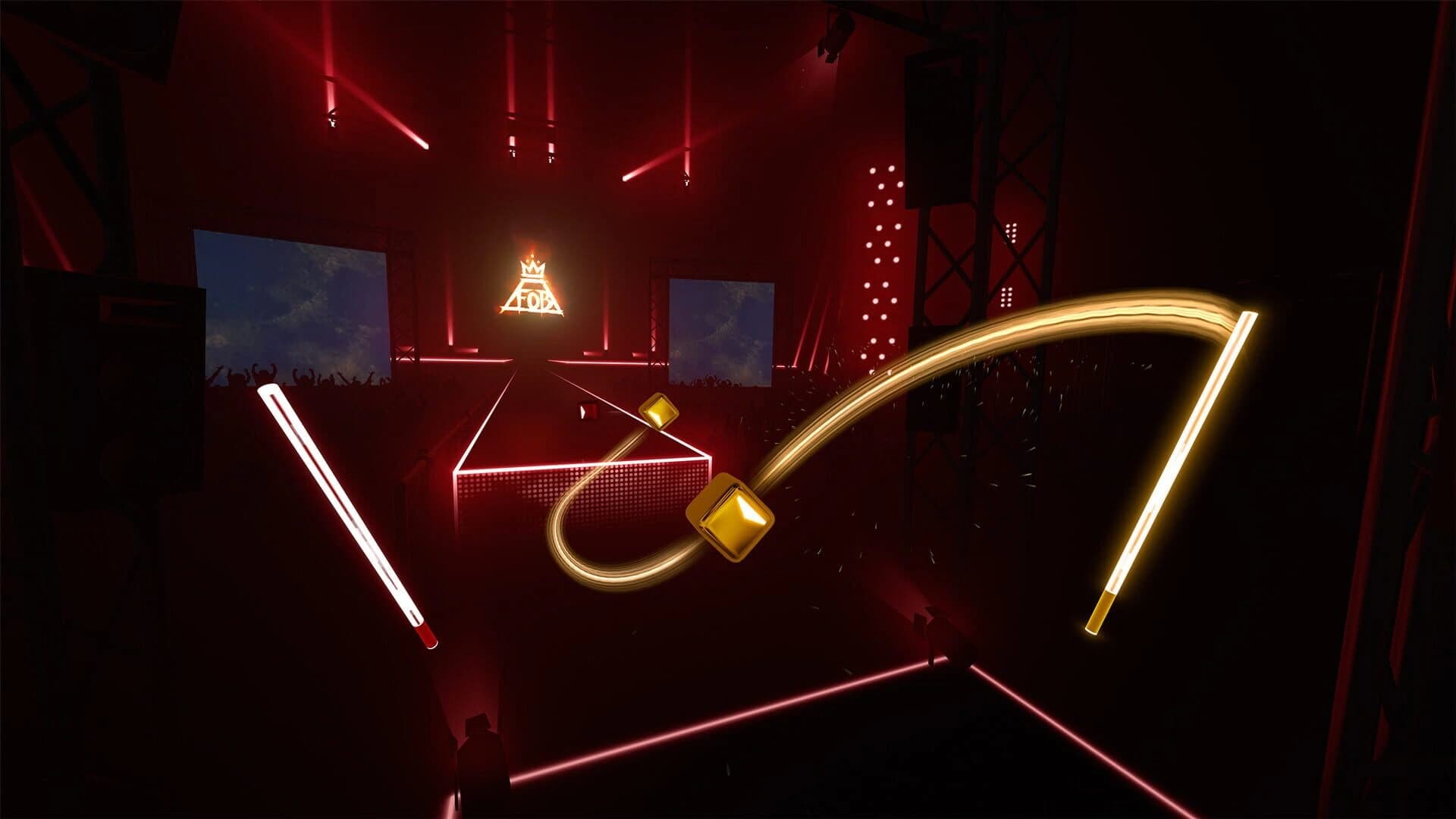 Beat Saber: Fall Out Boy - "Thnks fr th Mmrs" screenshot 2