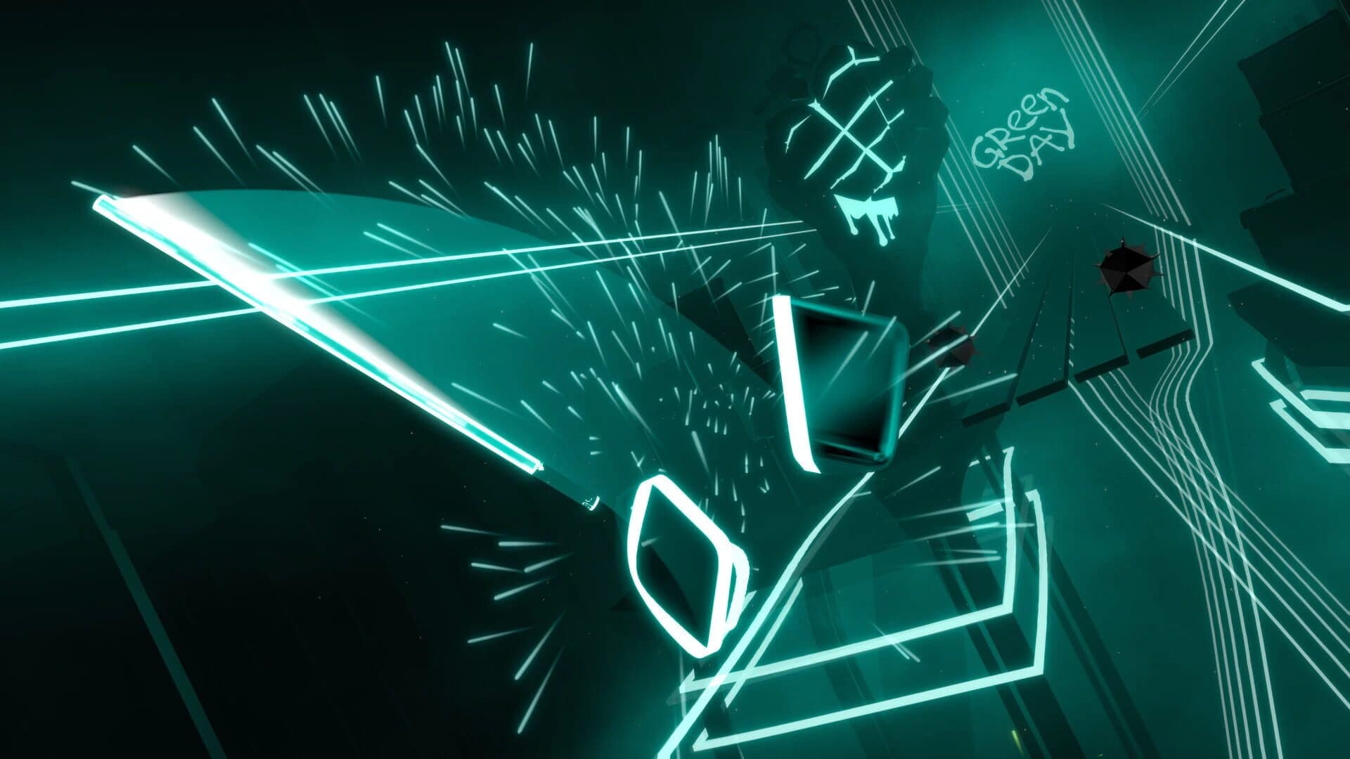 Beat Saber: Green Day - "Father of All..." screenshot 3