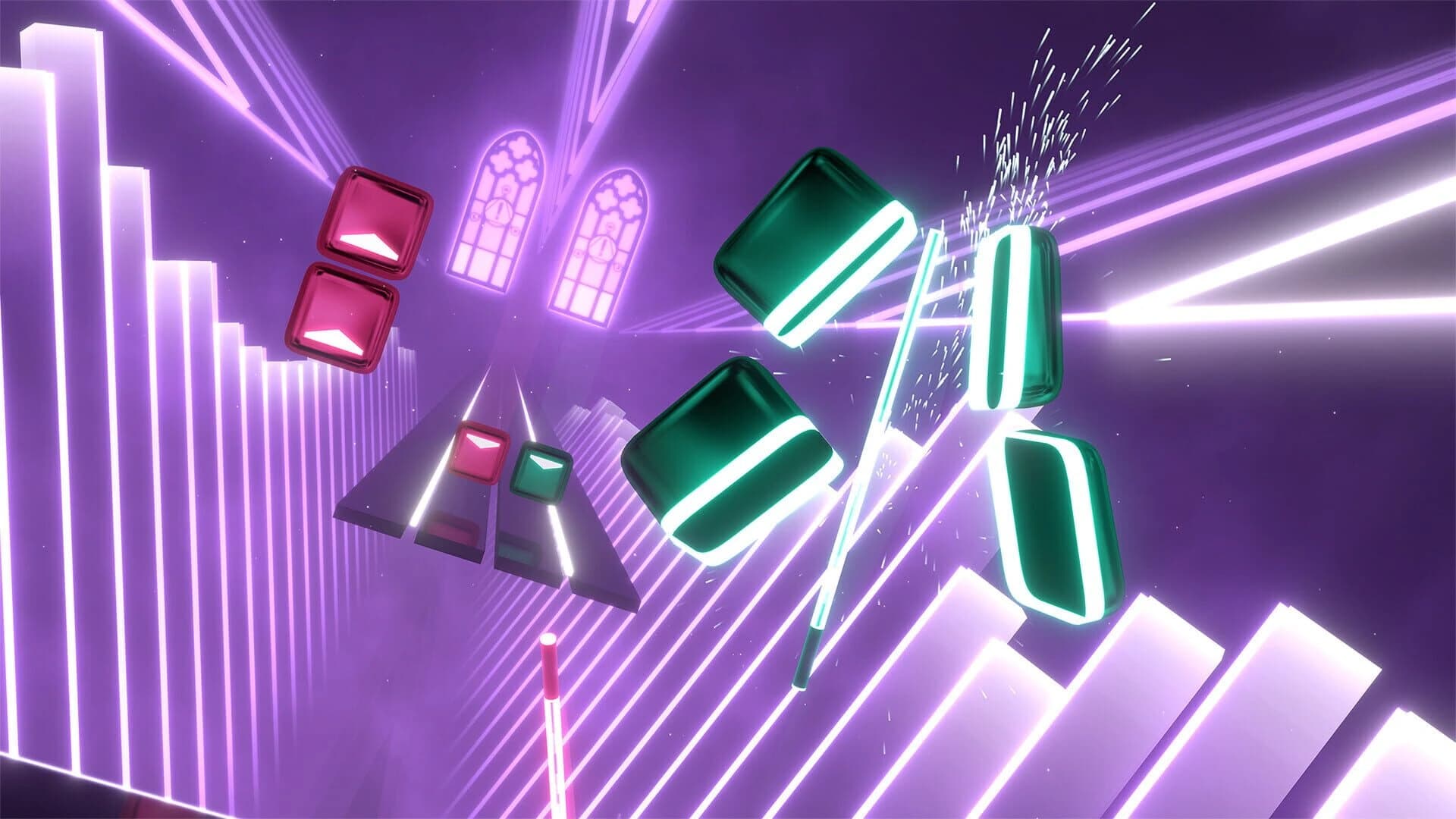 Beat Saber: Panic! at the Disco - "High Hopes" screenshot 1