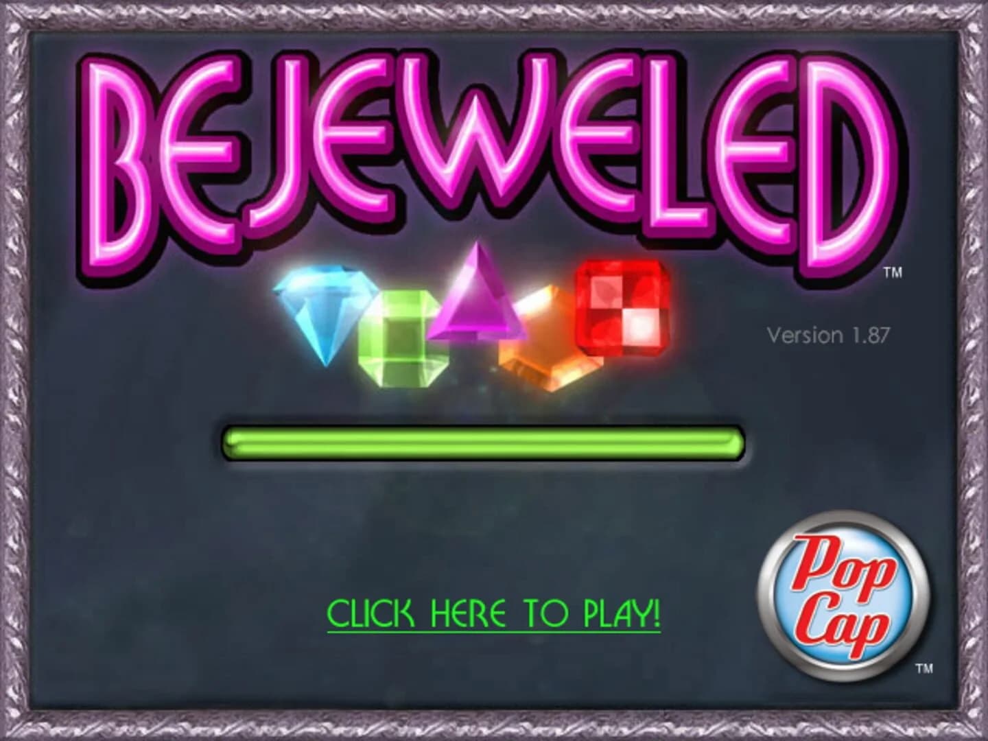 Bejeweled screenshot 1