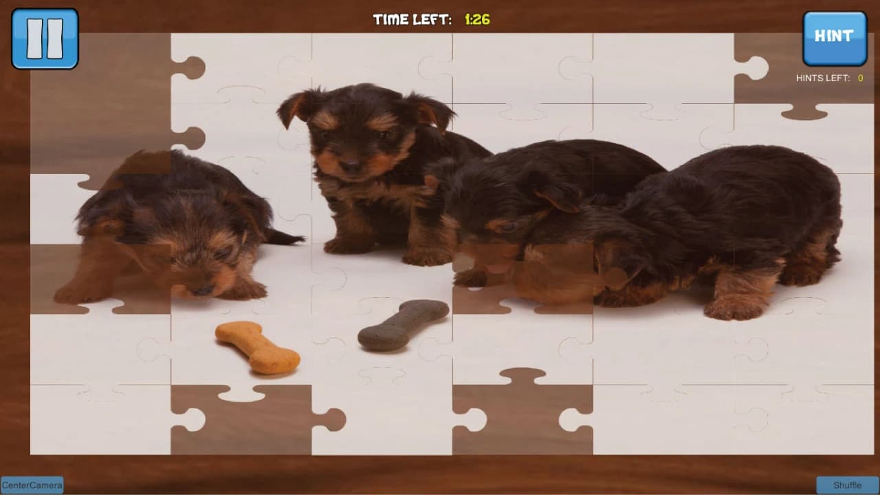 Bepuzzled Puppy Dog Jigsaw Puzzle screenshot 4