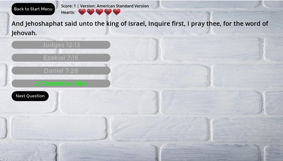 Bible Verse Challenge screenshot 5