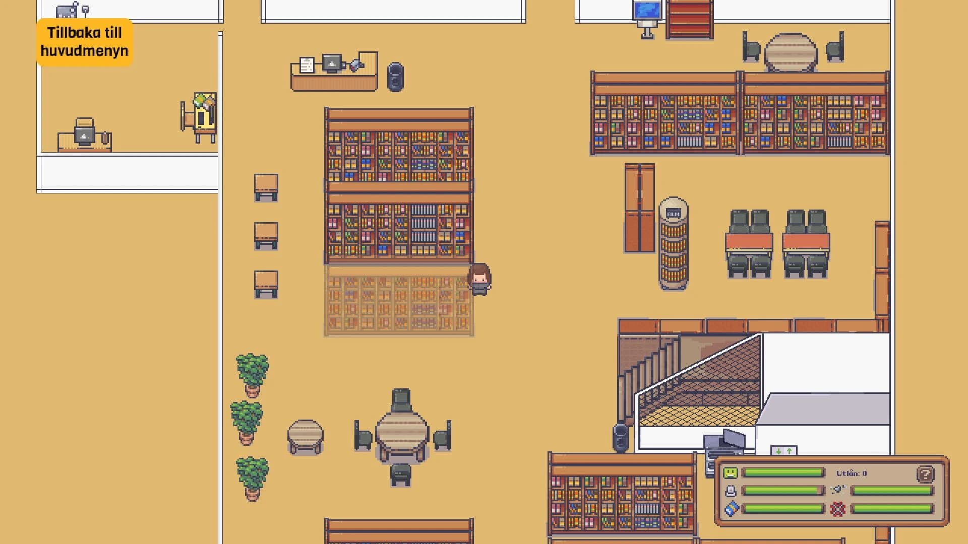 Biblioteksspel screenshot 2