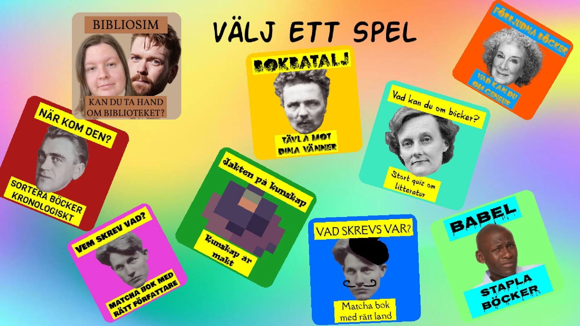 Biblioteksspel screenshot 1