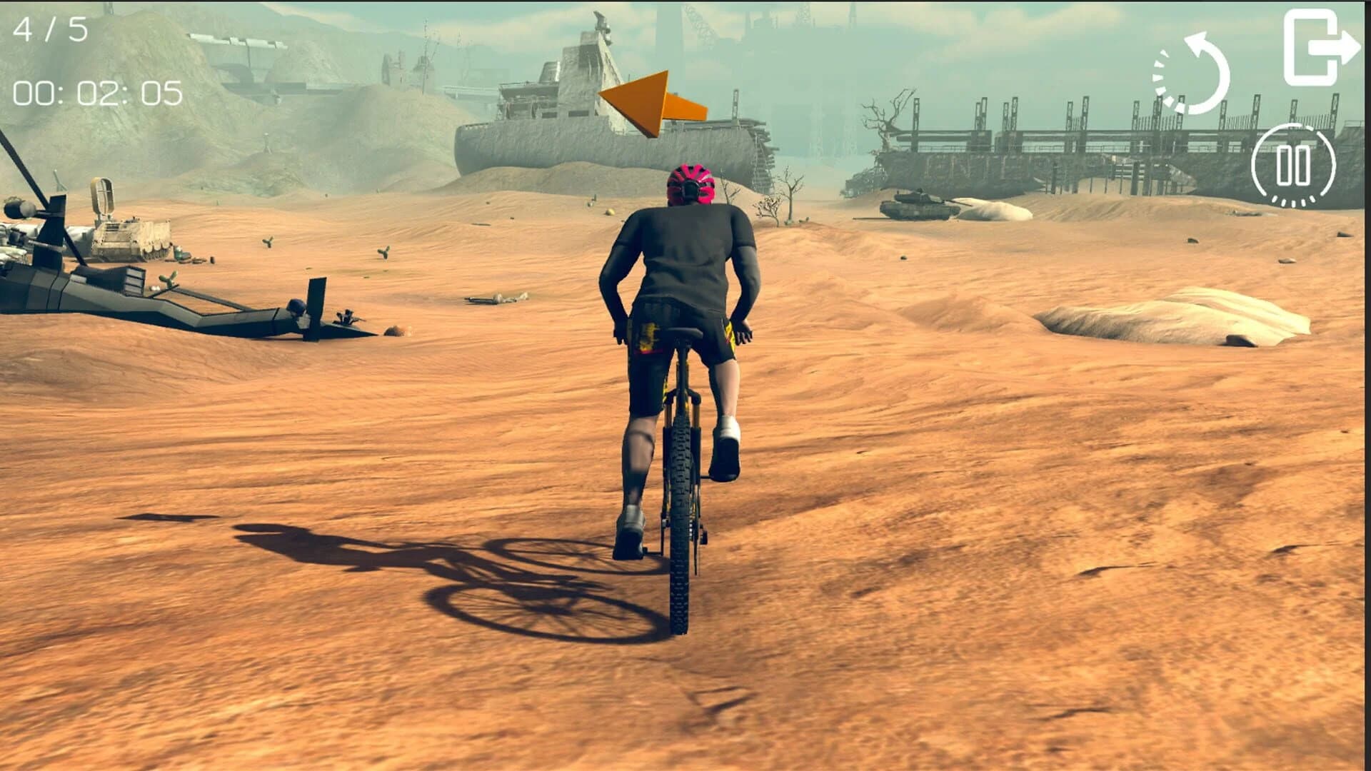 Bicycle Challage: Wastelands screenshot 5