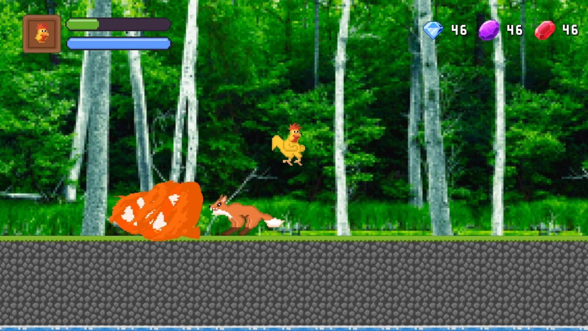 Big Adventure of Fighting Chicken screenshot 2