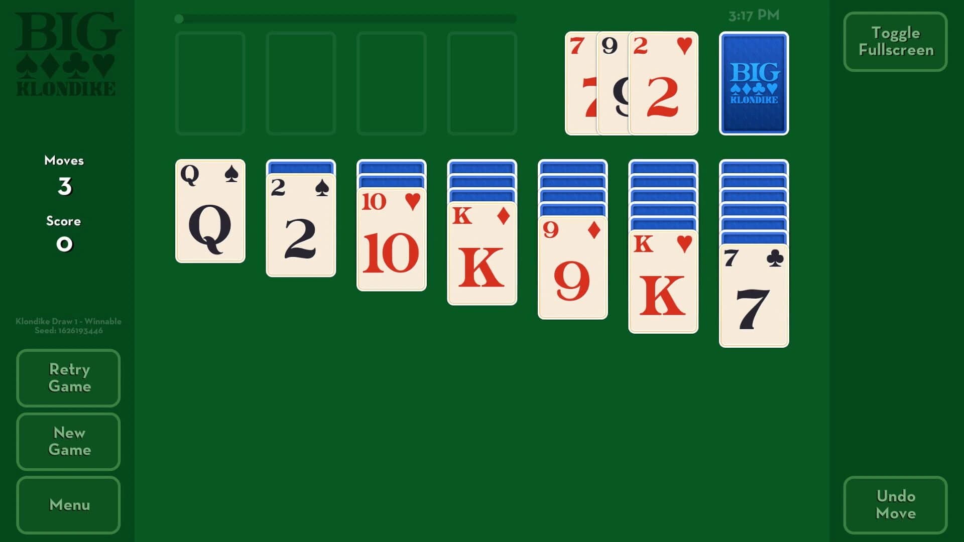 Big Klondike: Classic Solitaire screenshot 1