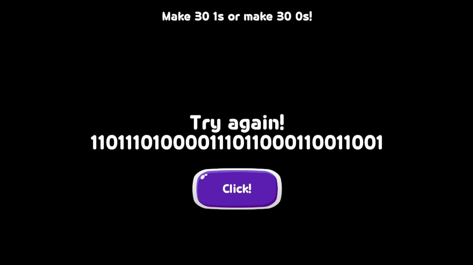 Binary Game screenshot 1