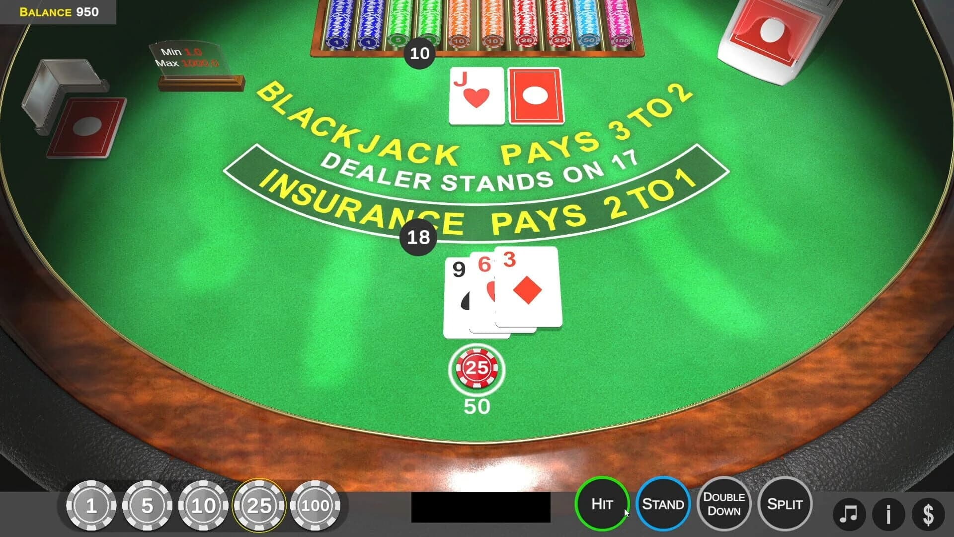 Blackjack screenshot 3