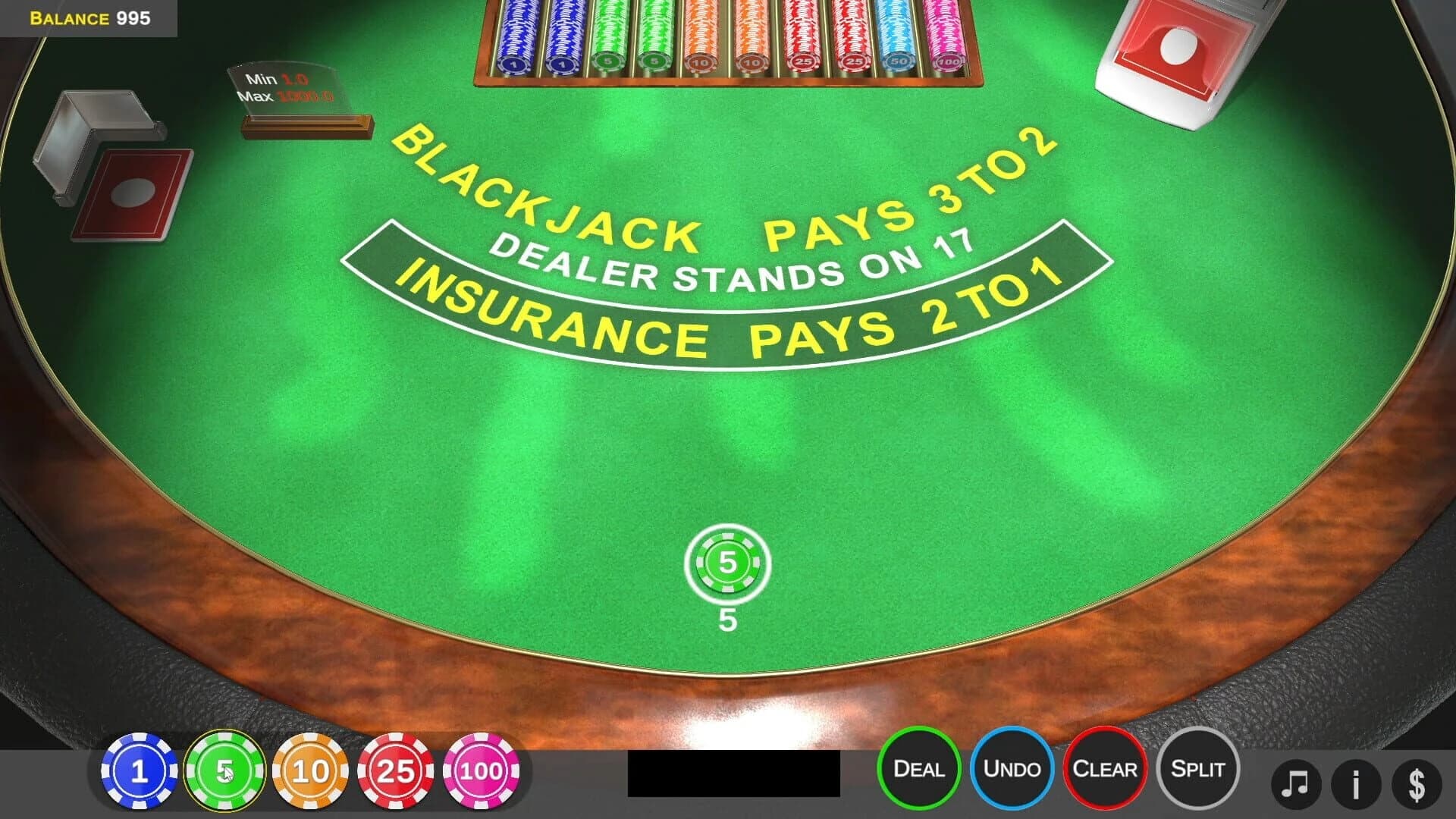 Blackjack screenshot 1