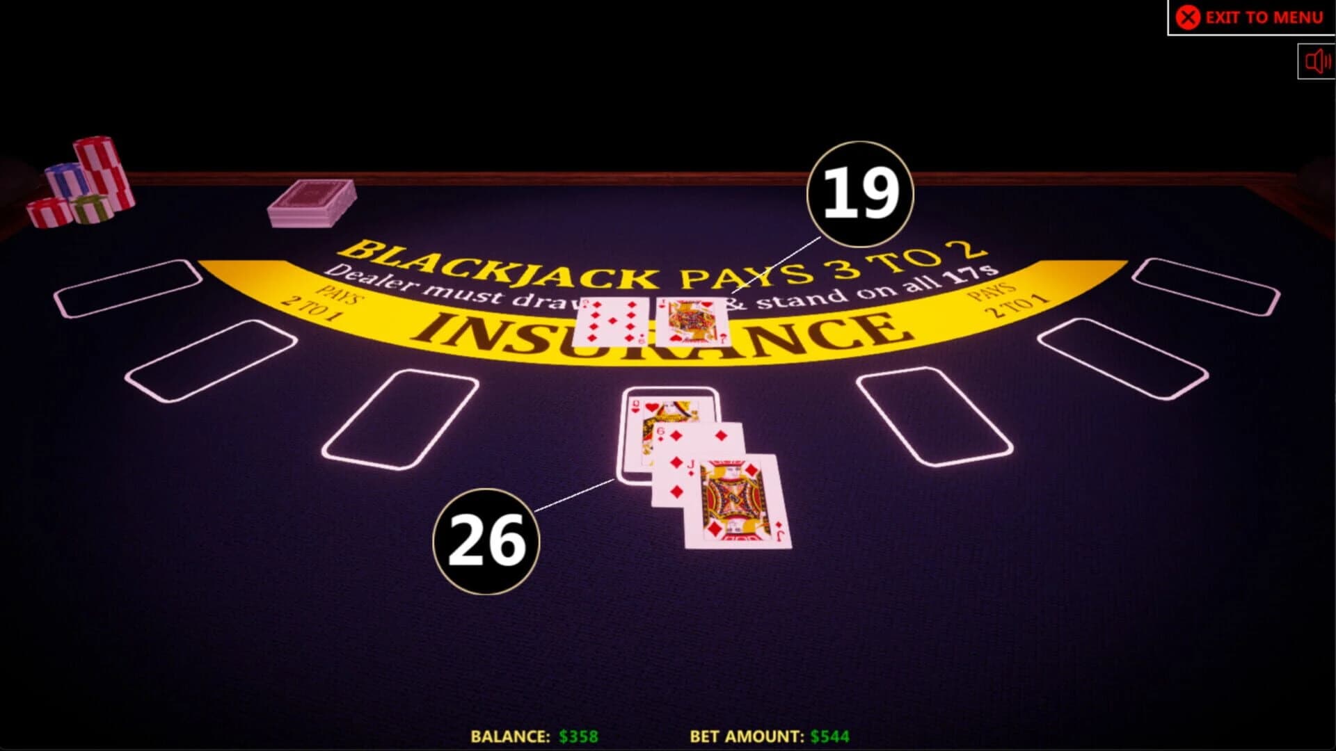 Blackjack Simulator 2024 screenshot 1