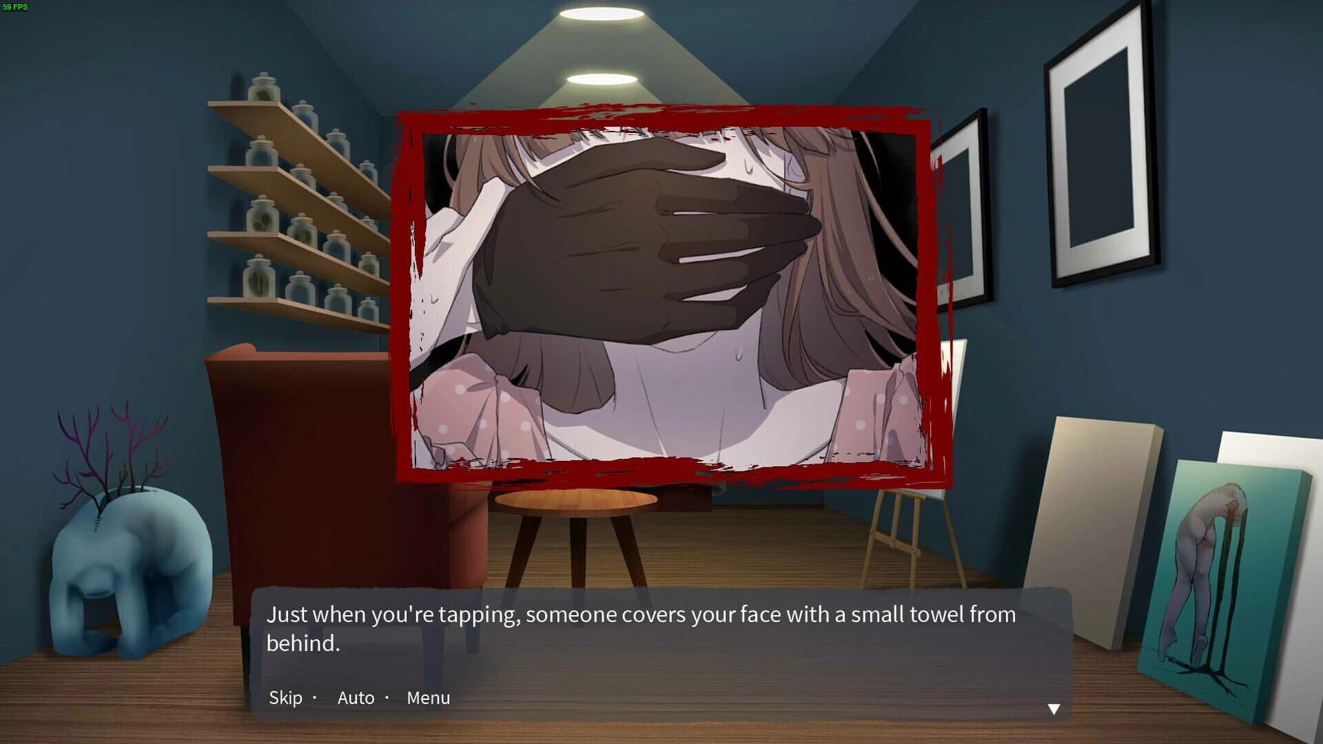 Bloody Painter Dating Sim screenshot 2