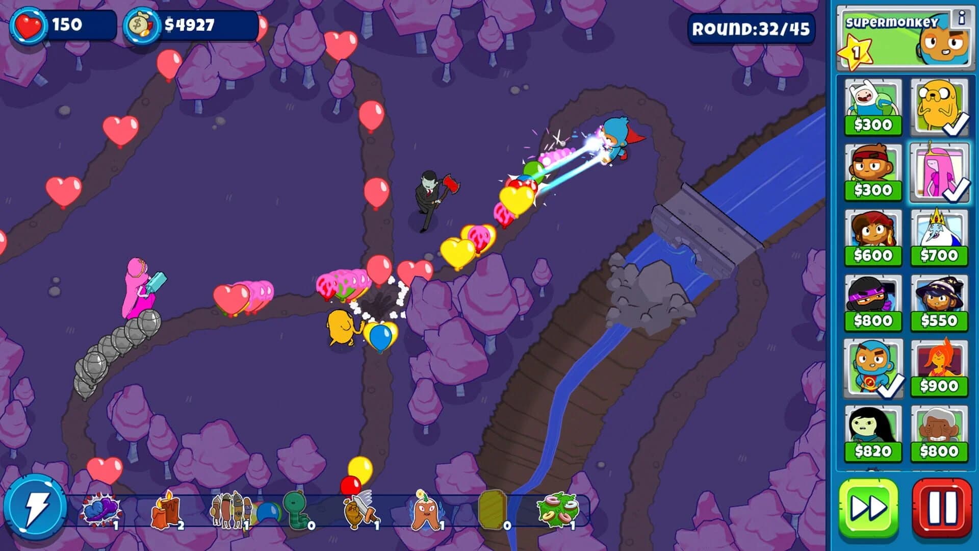 Bloons Adventure Time TD screenshot 1