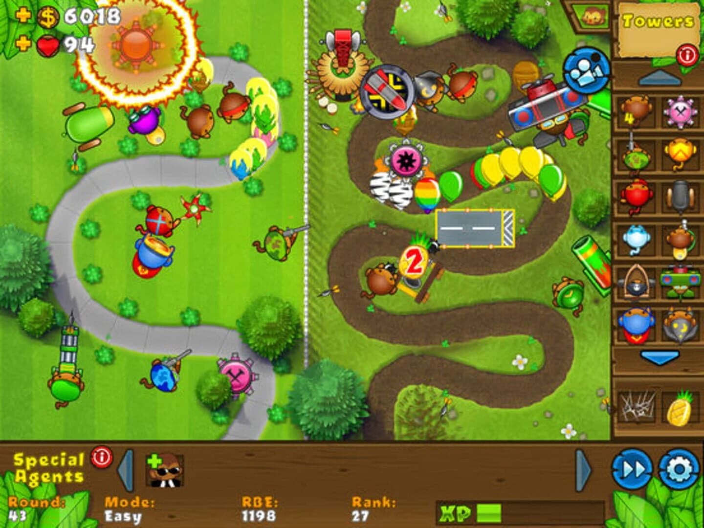 Bloons TD 5 HD screenshot 1