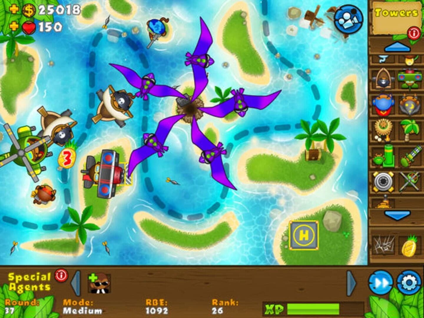 Bloons TD 5 HD screenshot 2