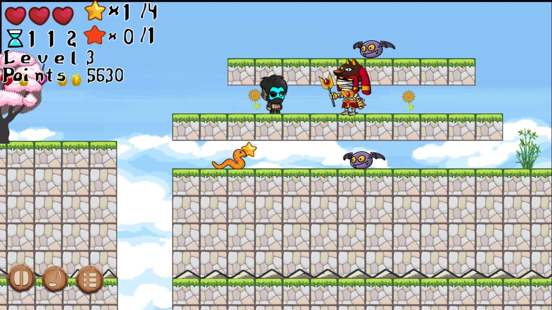 Blue Barbarian Man screenshot 1