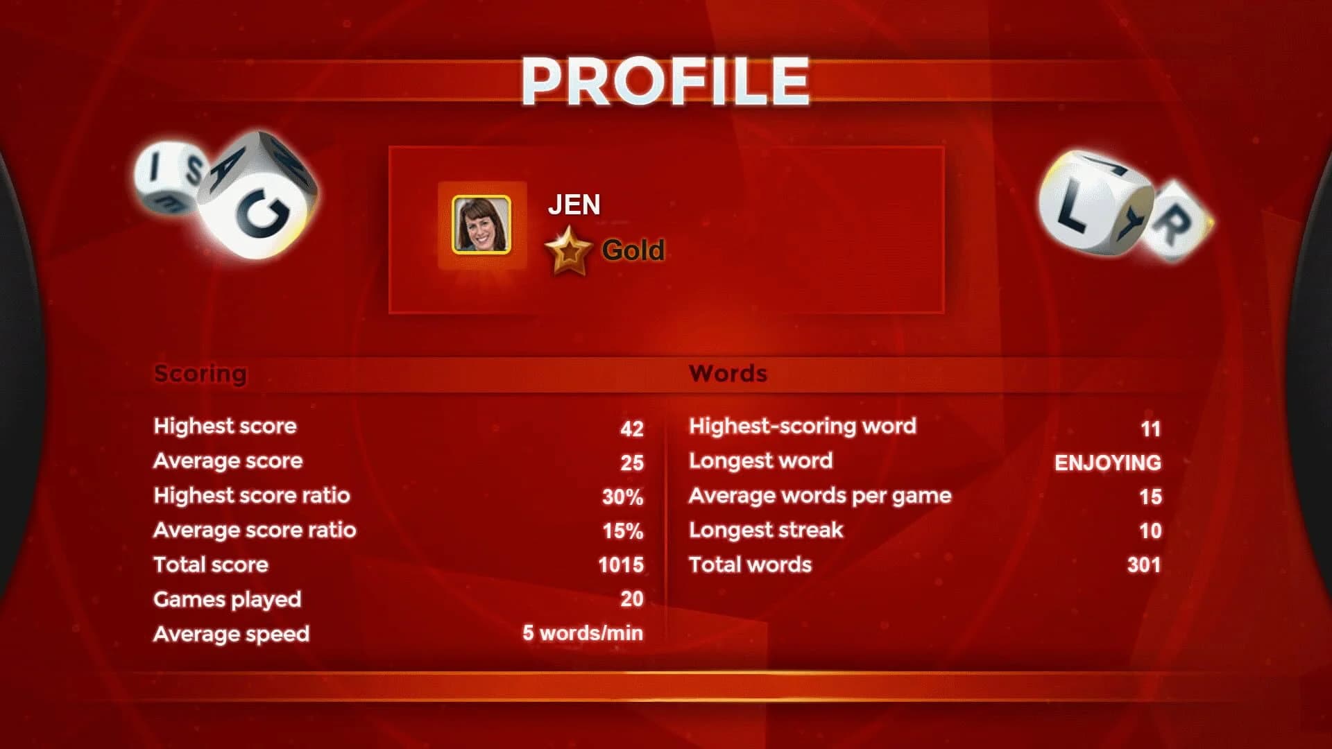 Boggle screenshot 2