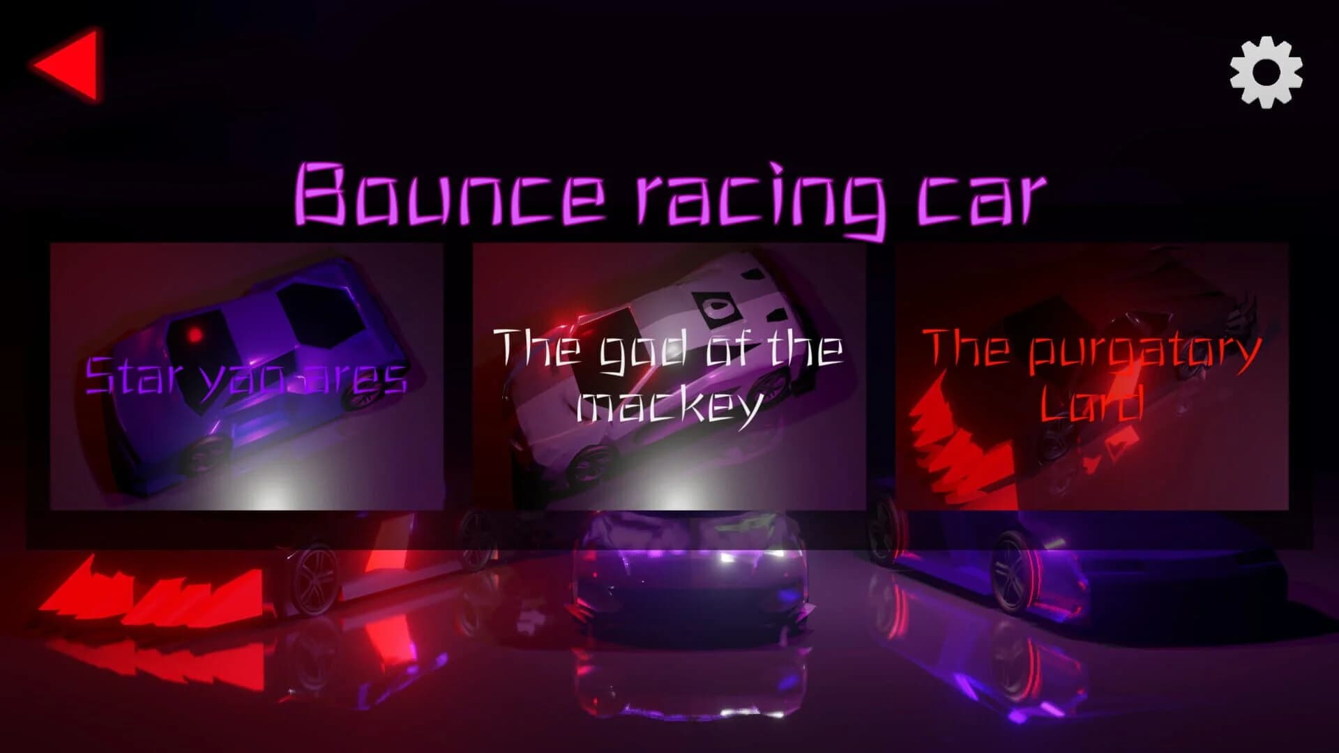 Bounce racing car screenshot 1