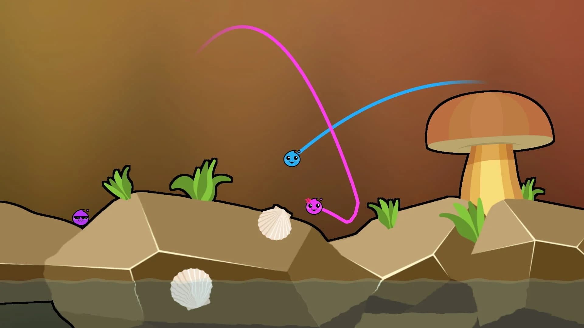 Bouncing Over It with friends screenshot 2