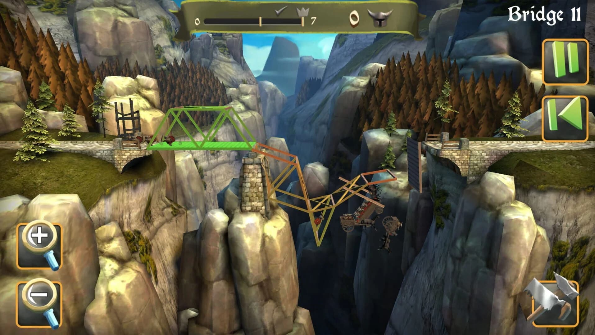 Bridge Constructor: Medieval screenshot 1