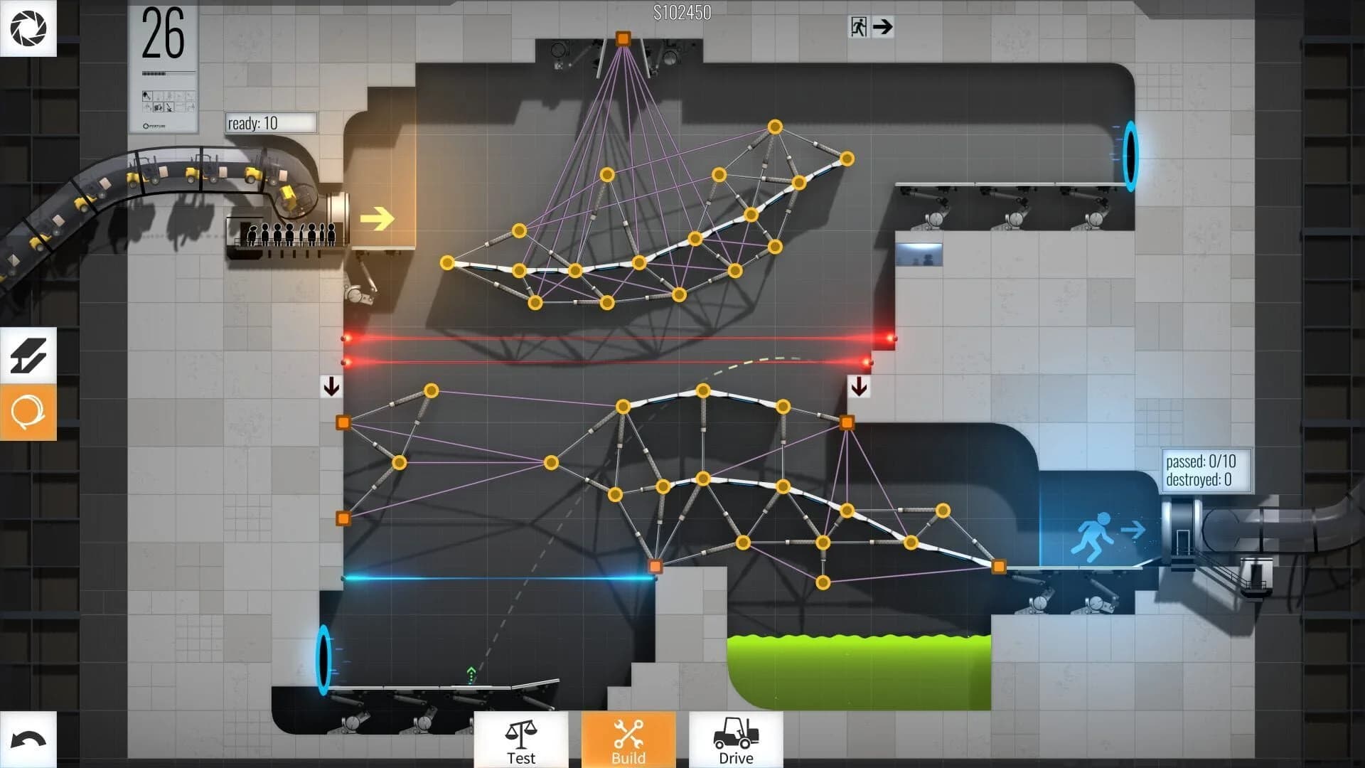 Bridge Constructor Portal screenshot 3