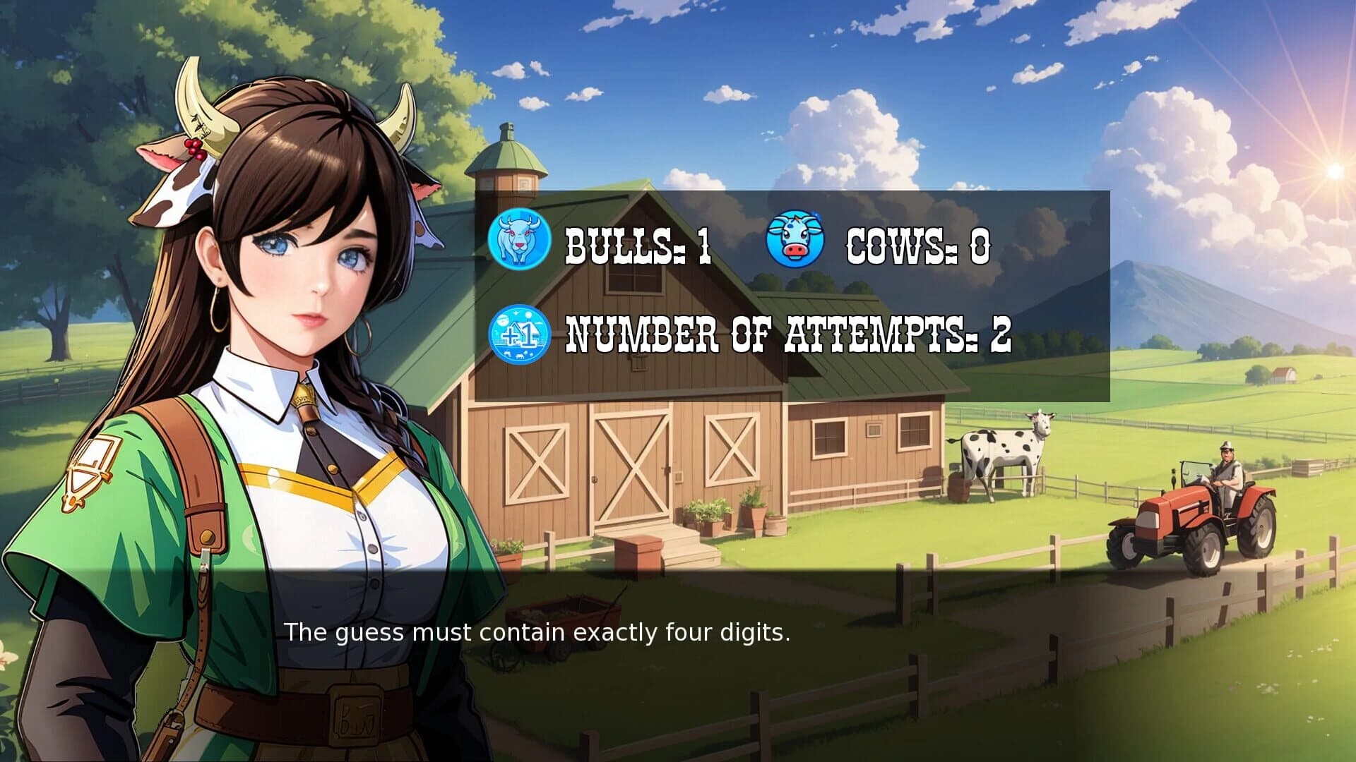 Bulls and Cows: Wild West screenshot 1