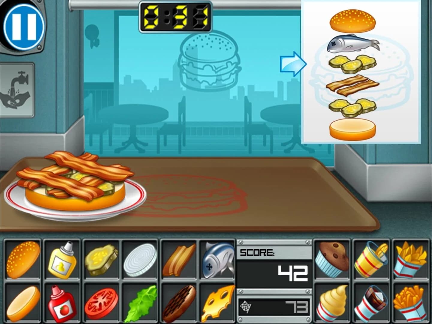 Burger: The Tasty Burger Game screenshot 1