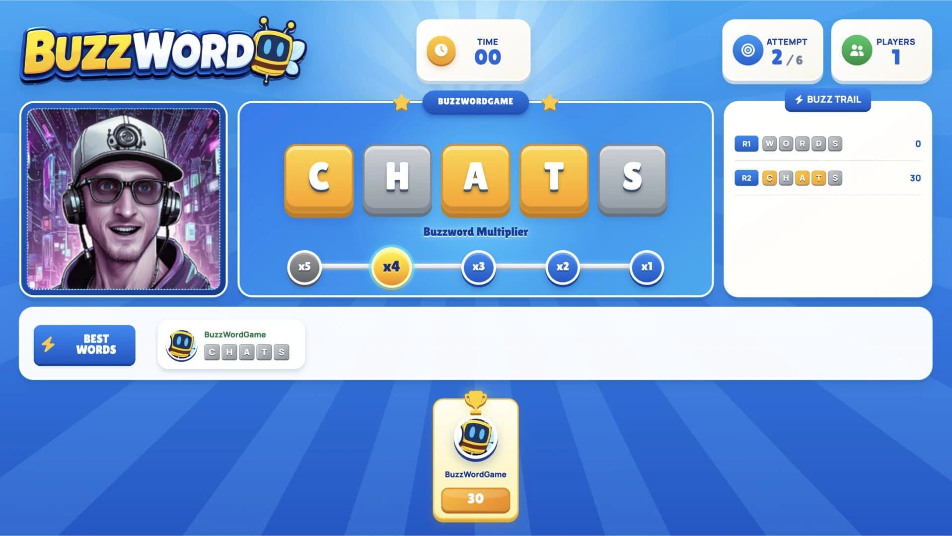 Buzzword screenshot 1