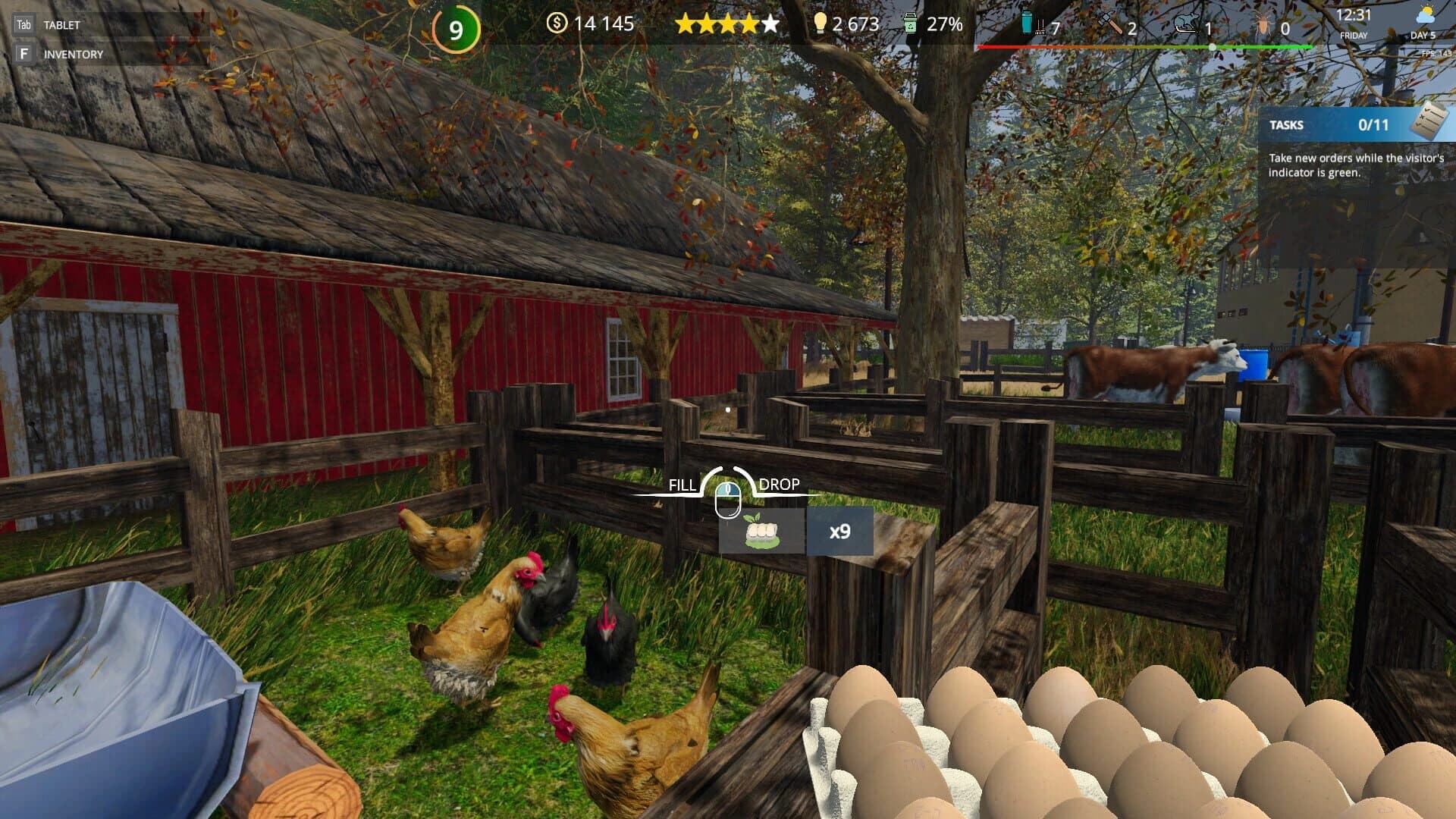 Cafe Owner Simulator: Farm DLC screenshot 5