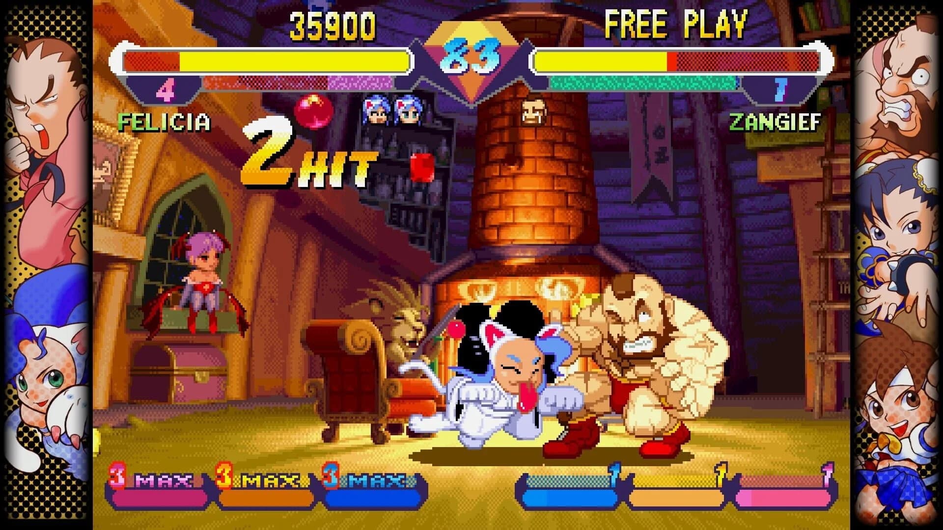 Capcom Fighting Collection screenshot 1