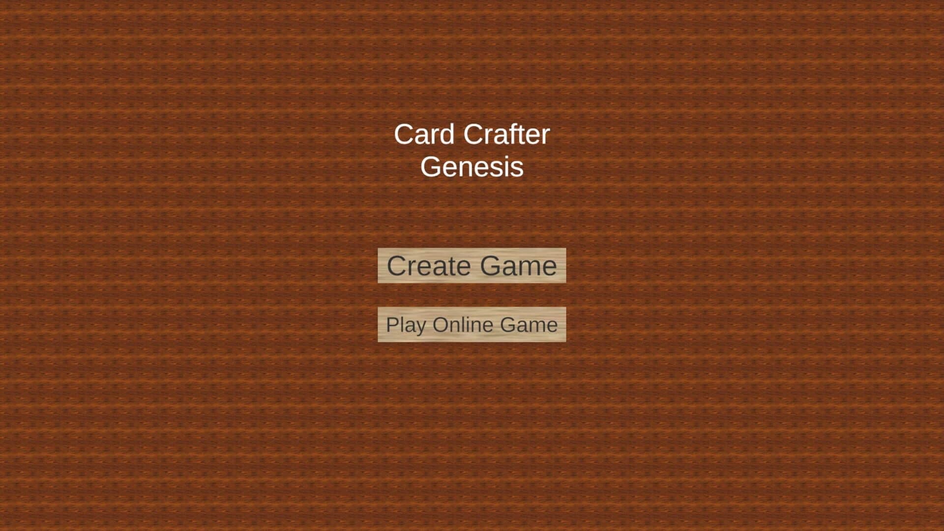 Card Crafter Genesis screenshot 1