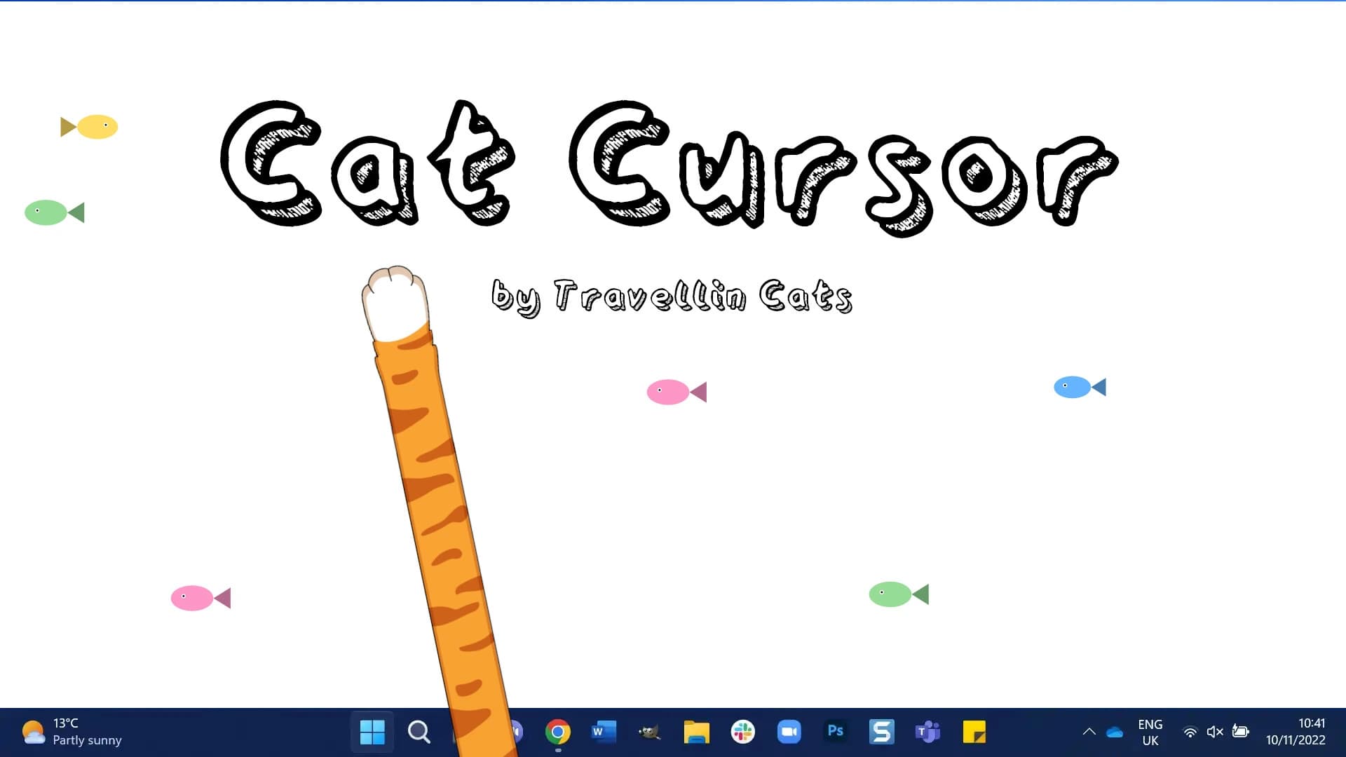 Cat Cursor by Travellin Cats screenshot 2